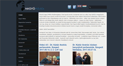 Desktop Screenshot of hagyomiklos.com
